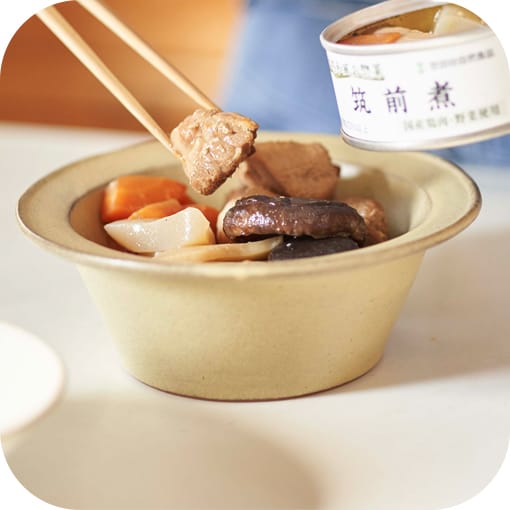 世田谷自然食品の本格和風お惣菜の缶詰「筑前煮」
